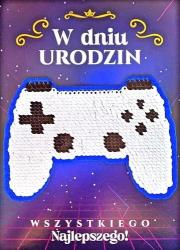 Opakowanie Karnet Urodziny Cekiny