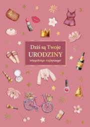 Opakowanie Karnet Urodziny dla niej