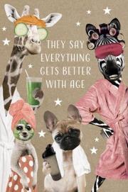 Opakowanie Karnet Urodziny - Everything Gets Better