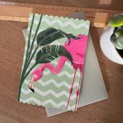 Opakowanie Karnet Urodziny Flaming