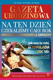 Opakowanie Karnet Urodziny gazeta