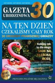 Opakowanie Karnet Urodziny gazeta 30