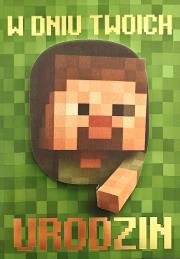 Opakowanie Karnet Urodziny gry komputerowe