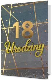 Opakowanie Karnet Urodziny Osiemnastka
