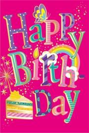 Opakowanie Karnet Urodziny - Pink Birthday Cake