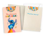 Karnet Urodziny Stitch. Wydawca: Kukartka. Dadada.pl Opakowanie Karnet Urodziny Stitch