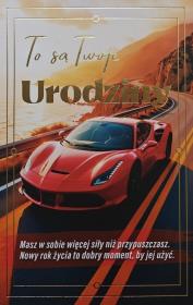 Opakowanie Karnet urodziny z wymiennymi cyframi JCX-238