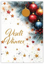 Opakowanie Karnet Wesołych Świąt - Vesele Vanoce Cestina