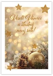 Opakowanie Karnet Wesołych Świąt - Vesele Vanoce Cestina