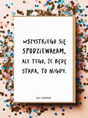 Opakowanie Karnet Wszystkiego się spodziewałam