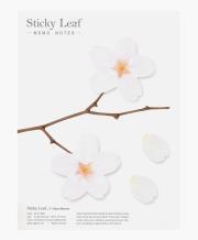 Opakowanie Karteczki samoprzylepne T Wiśnia white L