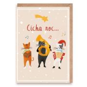 Opakowanie Kartka Bożonarodzeniowa Cicha noc...