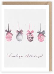 Opakowanie Kartka okolicznościowa Cztery pisanki, eko K094