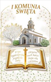 Opakowanie Kartka okolicznościowa Komunia KP35