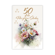 Opakowanie Kartka okolicznościowa Rocznica ślubu 50