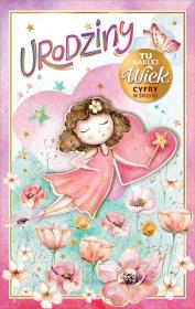 Opakowanie Kartka okolicznościowa Urodziny (wymienne cyfry)