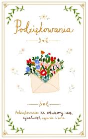 Opakowanie Kartka podziękowaniowa
