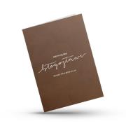 Opakowanie Kartka składana - Błogosławieństwo - brąz