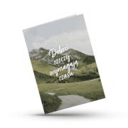 Opakowanie Kartka składana - Dobre rzeczy wymagają czasu