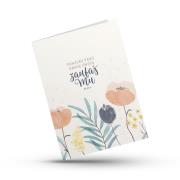 Opakowanie Kartka składana - Powierz Panu drogę - kwiat