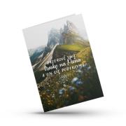 Opakowanie Kartka składana - Przerzuć swą troskę - domek