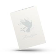 Opakowanie Kartka składana - Zaproszenie - gołąb