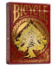 Opakowanie Karty do gry Bicycle Dragon Red