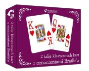 Opakowanie Karty klasyczne ze znakami Braille'a