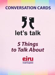 Okładka książki Karty Konwersacyjne Let's talk 5 things to talk...