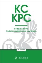 Okładka książki KC. KPC. Kodeks cywilny. Kodeks postępowania cywilnego. Edycja Sędziowska wyd. 38