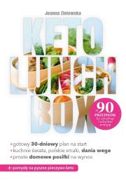 KETO LunchBOX. Autor: Joanna Zielewska. Dadada.pl Okładka książki KETO LunchBOX
