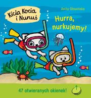 Okładka książki Kicia Kocia i Nunuś. Hurra, nurkujemy!