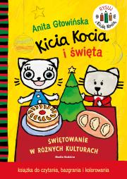 Okładka książki Kicia Kocia i święta. Kolorowanka. Kicia Kocia