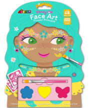 Klejnoty i farby do twarzy Kwiaty. Wydawca: AVENIR. Dadada.pl Opakowanie Klejnoty i farby do twarzy Kwiaty