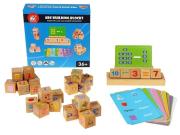 Opakowanie Klocki drewniane i karty edukacyjne
