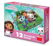 Opakowanie Klocki drewniane Koci Domek Gabi 12el