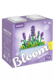 Opakowanie Klocki KOCO kwiaty lawendy 239 elementów