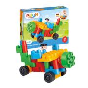 Opakowanie Klocki konstrukcyjne, Kreatywny zestaw startowy, 25 el., 18m+, PolyM