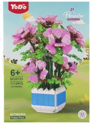 Klocki konstrukcyjne Kwiaty 1112 elementów. Wydawca: Mega Creative. Dadada.pl Opakowanie Klocki konstrukcyjne Kwiaty 1112 elementów