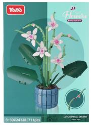 Klocki konstrukcyjne Kwiaty 711elementów. Wydawca: Mega Creative. Dadada.pl Opakowanie Klocki konstrukcyjne Kwiaty 711elementów