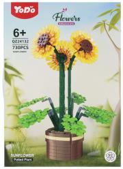 Klocki konstrukcyjne Kwiaty 730 elementów. Wydawca: Mega Creative. Dadada.pl Opakowanie Klocki konstrukcyjne Kwiaty 730 elementów