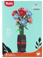 Klocki konstrukcyjne Kwiaty 756 elementów. Wydawca: Mega Creative. Dadada.pl Opakowanie Klocki konstrukcyjne Kwiaty 756 elementów