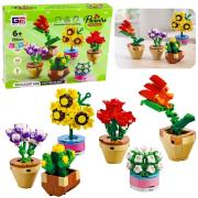 Opakowanie Klocki konstrukcyjne Kwiaty w doniczjach 256el.