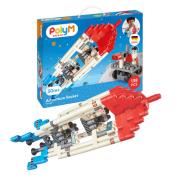 Opakowanie Klocki konstrukcyjne, Rakieta, 138 el., 2+, PolyM