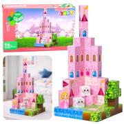 Opakowanie Klocki magnetyczne konstrukcyjne zamek księżniczki