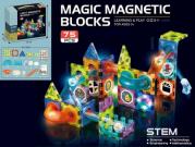 Opakowanie Klocki magnetyczne świecące 75el