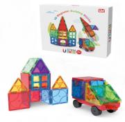 Opakowanie Klocki magnetyczne w zestawie z podwoziem 30 elementów