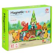Opakowanie Klocki magnetyczne Zoo 27 elementów