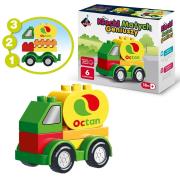 Opakowanie Klocki małych geniuszy Autko 6 elementów