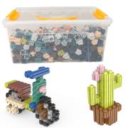 Opakowanie Klocki małych geniuszy konstrukcyjne 800 elementów